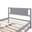 Lit plateforme double avec lit gigogne réglable-1195434508