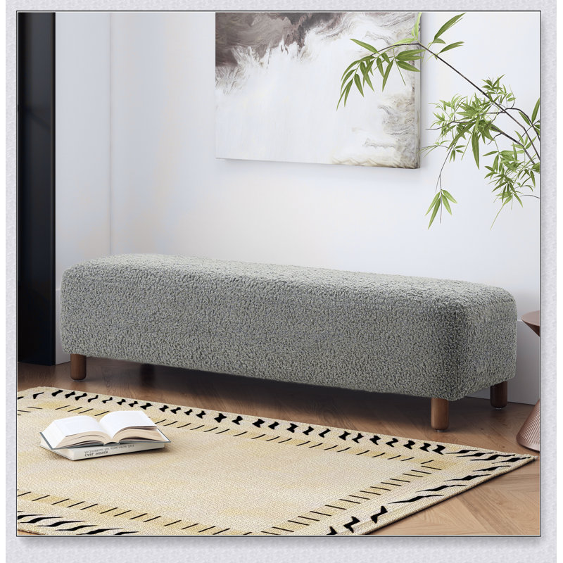 Repose-pieds confortable, gris