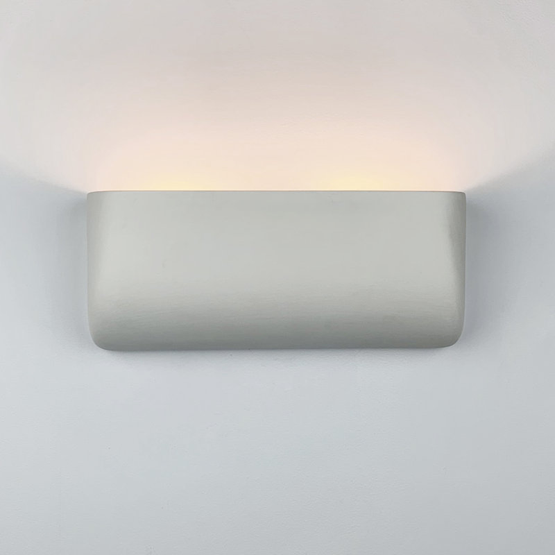 Angeles Ceramic Flush Mounted Sconce