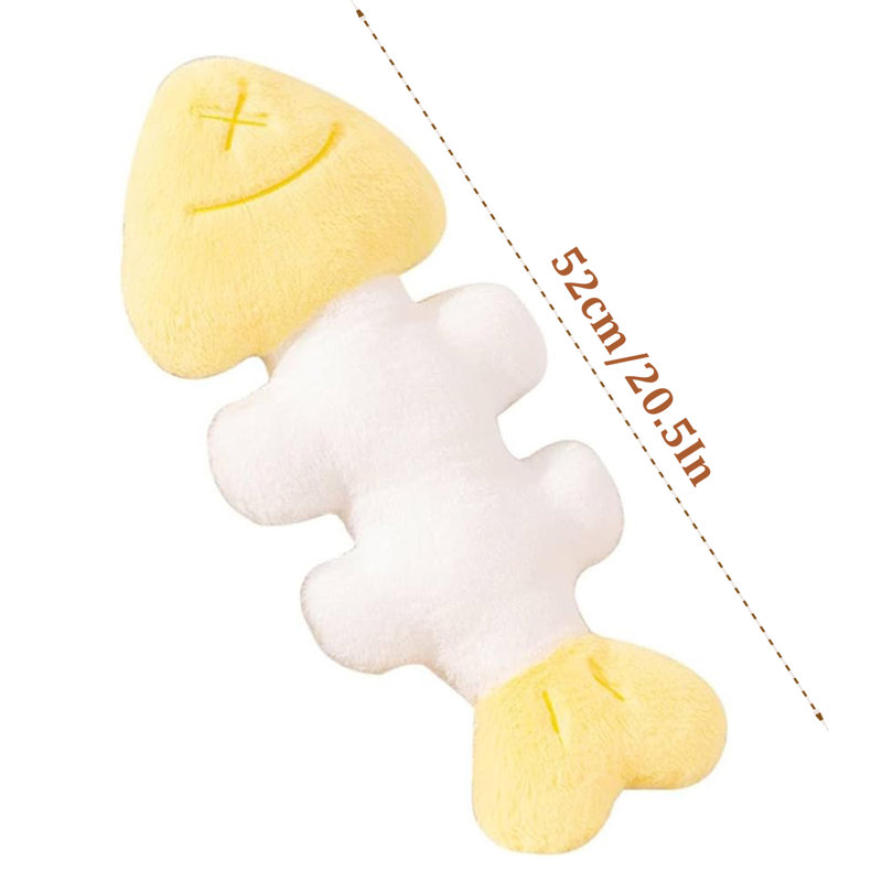 Coussin Fishbone, Jaune, H 20,5 po x l 9 po