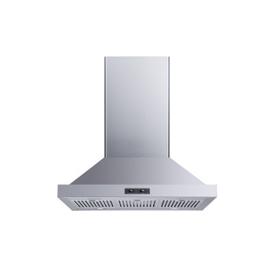 Hotte pour îlot de cuisine convertible H103C Series en acier inoxydable