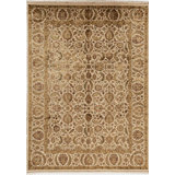 Hand Woven Silk and Wool Oriental Area Rug