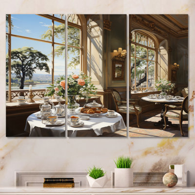 Impression sur toile 3 pièces Country Club