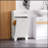Versatile Bathroom Storage Cabinet With Pull Out Basket And Elevated Base