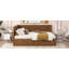 Lit de jour simple en bois avec 2 tiroirs et garde-corps rustique-777679355