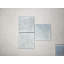 Carrelage mat en verre de mer 6 x 6