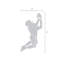 Décalcomanie murale silhouette sport