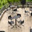 Farrah 23.6" W Square Foldable Resin Outdoor Bar Table-344580358