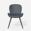 Chaise rembourrée avec pieds en métal-1770611756