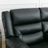 Burrier 4-Piece Modern Upholstered Soft Faux Leather Manual Reclining Sectional