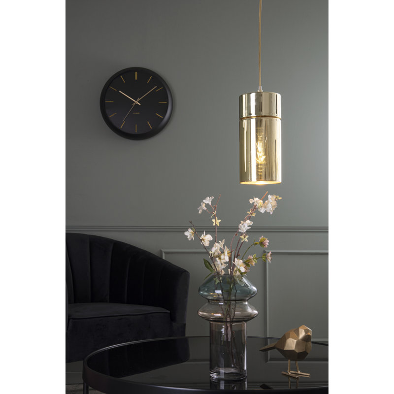 Lax 1 - Light Cylinder Pendant, Gold