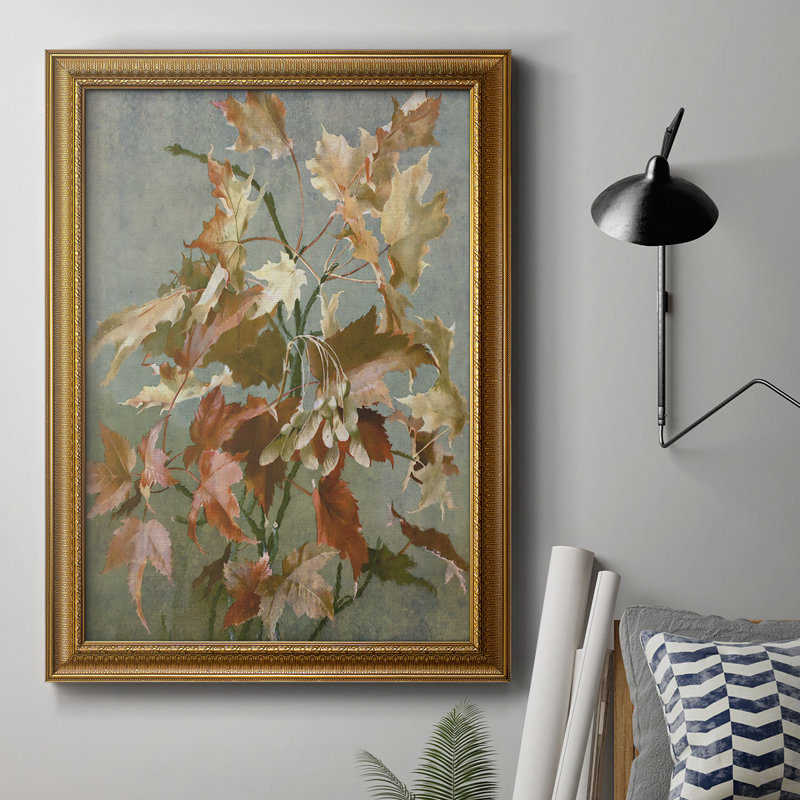 Ancienne toile ancienne encadrée de qualité supérieure - Prêt à accrocher, H 20 po x l 16 po x P 2,5 po