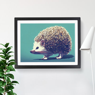 Favourable Hedgehog - Single Picture Frame Print