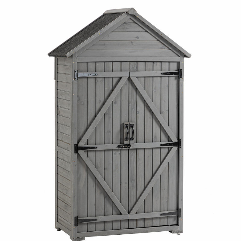 Remise en bois Byan, Gris