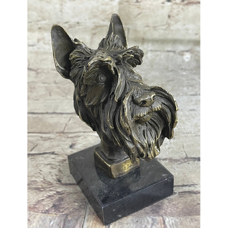 Buste de chien Velmanikandan Scottish Terrier