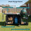 Outdoor Large Grill Cart with Storage, Kitchen Island for Big Green Egg, BBQ Table with Shelf & Hooks