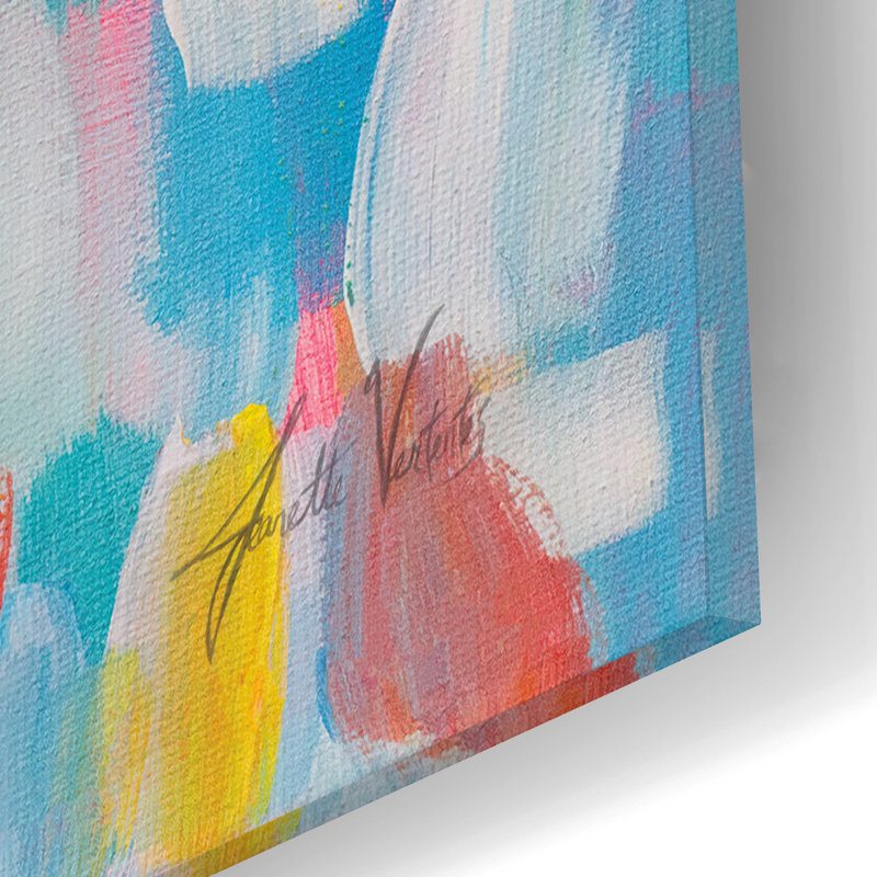 «True Love Bright» par Jeanette Vertentes, H 12 po x l 12 po x P 0,13 po