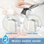 Robinet de salle de bain intelligent à DEL chromé - affichage numérique de la température, douchette rétractable pour évier de véhicule récréatif et maison-121292274