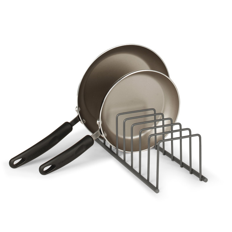 Callen Steel Kitchenware Divider, Industrial Gray