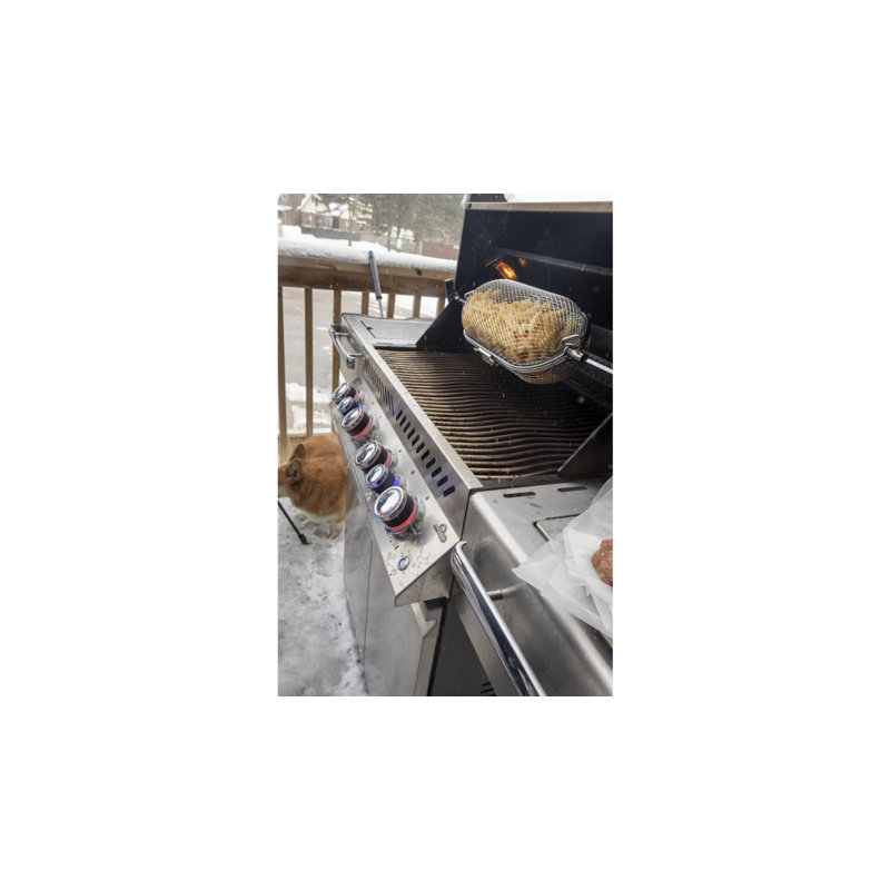 Stainless Steel Non-Stick Dishwasher Safe Rotisserie
