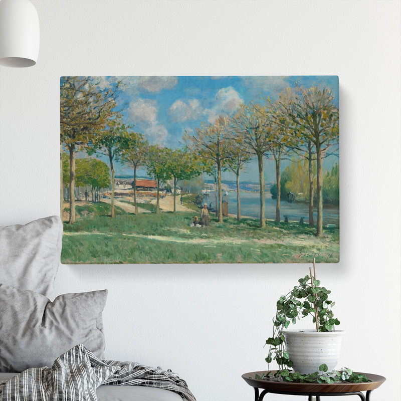 View Of Marly From Coeur-Volant by Alfred Sisley - Wrapped Canvas, 50cm H x 76cm W x 3cm D