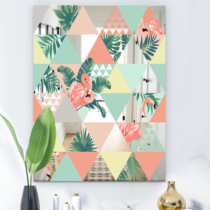Miroir d'appoint Tropical Mood, H 39,4 po x l 29,5 po