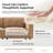 Esme 163" Modern Oversized Modular Sectional Sofa with Chenille Fabric and Memory Foam Cushions-859726138