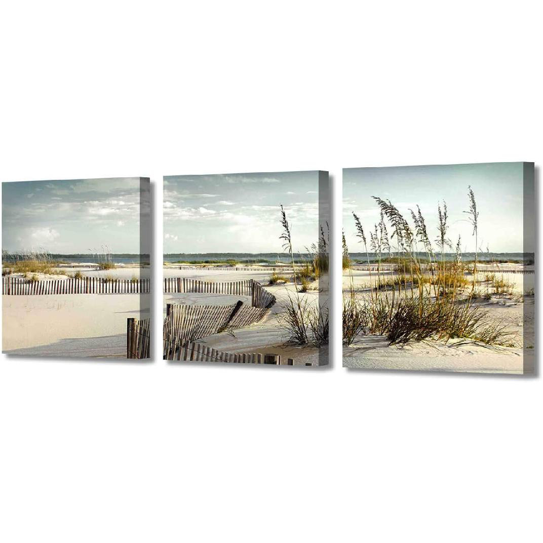 Dovecove Sand Dune On Canvas Pieces Print Wayfair