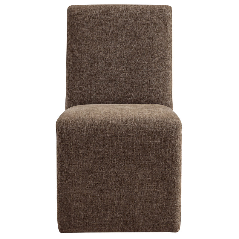 Emory Fabric Upholstered Dining Side Chair, Mocha