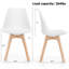 Chaise d'appoint blanche