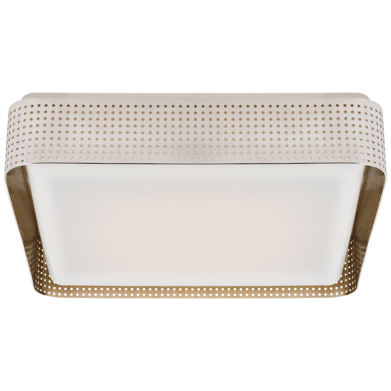 Precision 1 - Light LED Flush Mount, 3.75" H x 20" W x 20" D, Polished Nickel