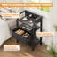 46cm W Steel Bedside Table-1128718350