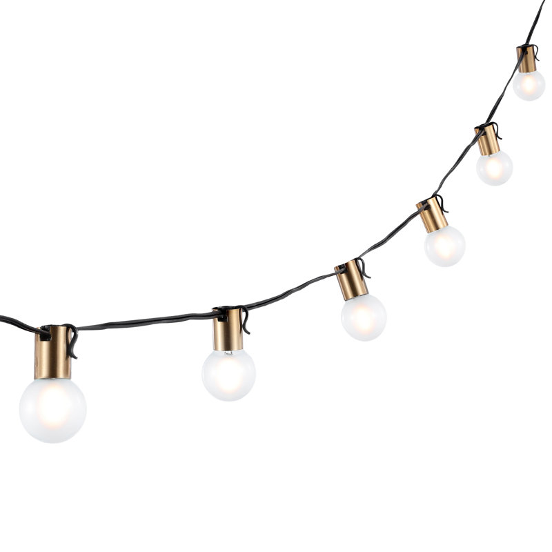 Walling Outdoor 10 - Bulb 120'' Plug-in String Light