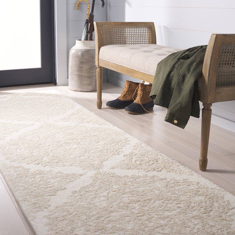 Tapis en laine, Tapis de couloir 2 pi 3 po x 8 pi