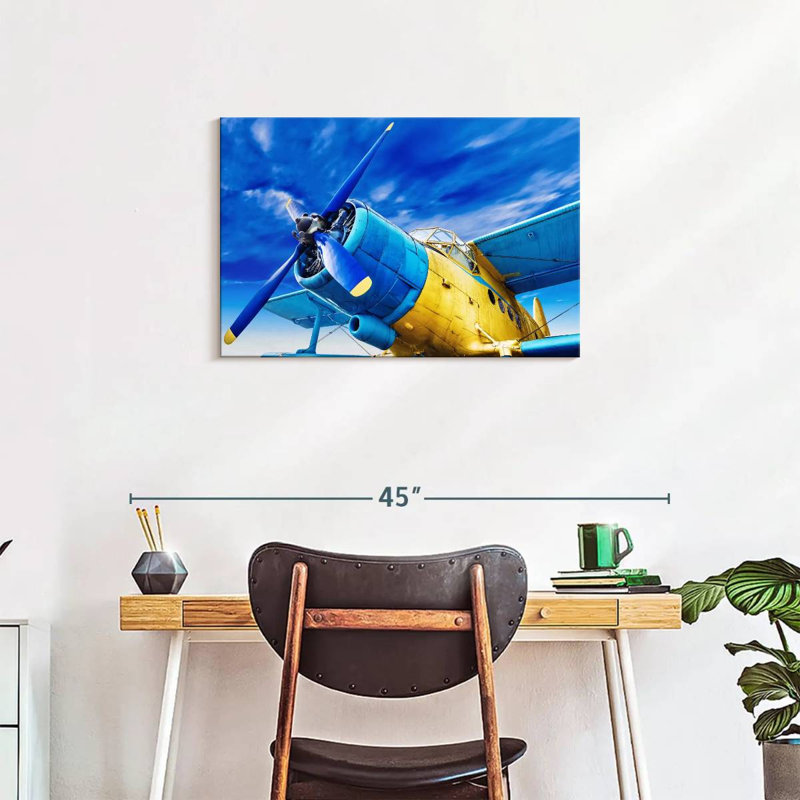 Mehar Funky Airplane, 20" H x 30" W