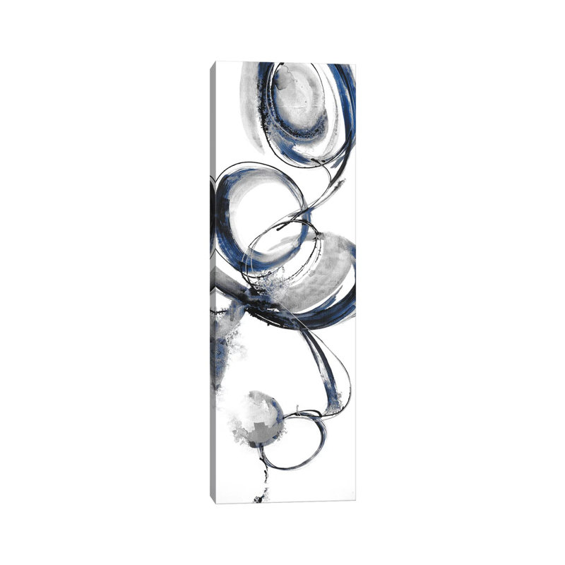 Calligraphy V9- Gallery-Wrapped Canvas Giclée, 36" H x 12" W