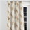 Rideaux à œillets Modern Modern - géométrique beige à œillets - 1 panneau