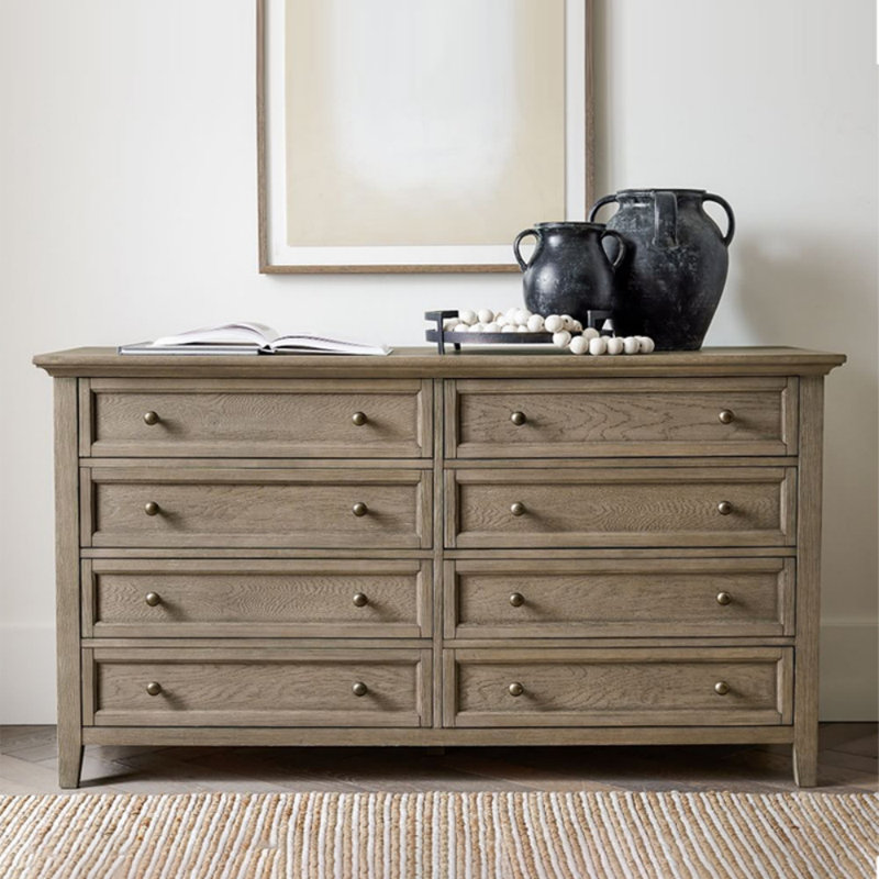 Retro Eight-Dou Sideboard, Gray