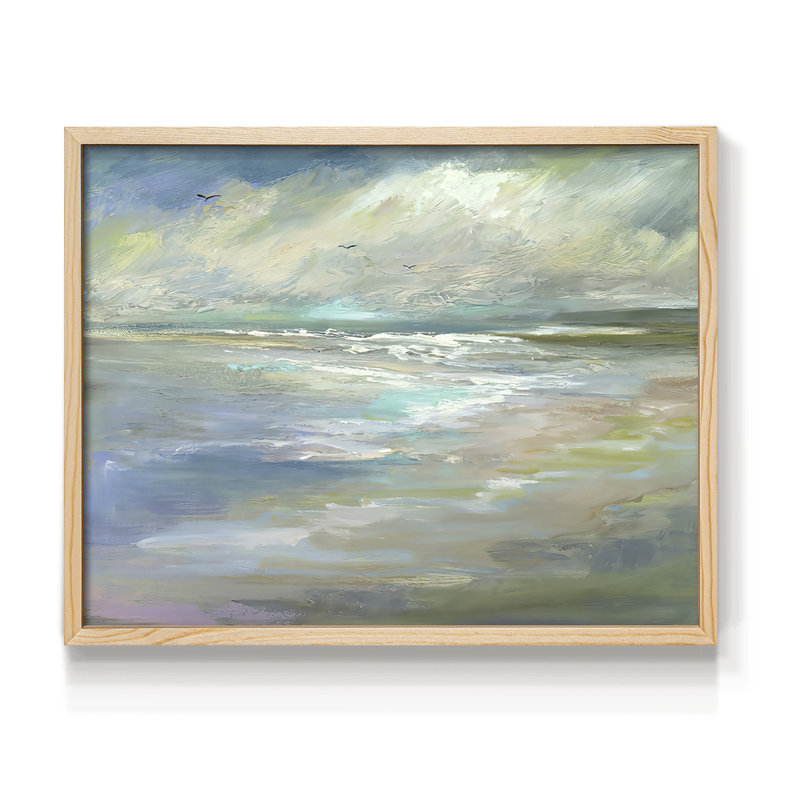 «Beach Light I», reproduction encadrée, Naturel, H 22 po x l 28 po
