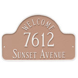 Lexington 3-Line Wall Address Plaque