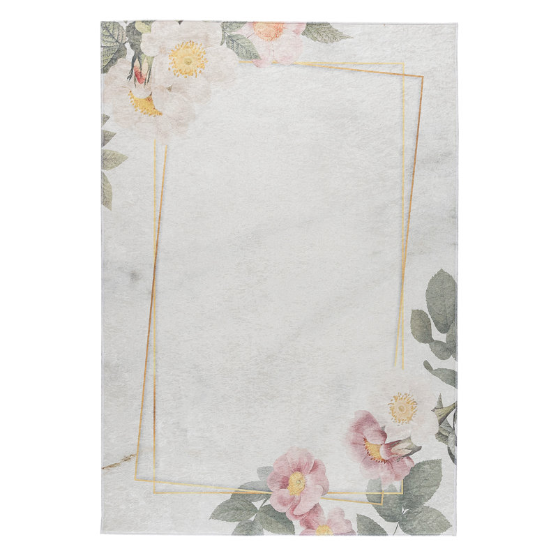Caimas Floral Area Rug, Rectangle 160 x 230cm