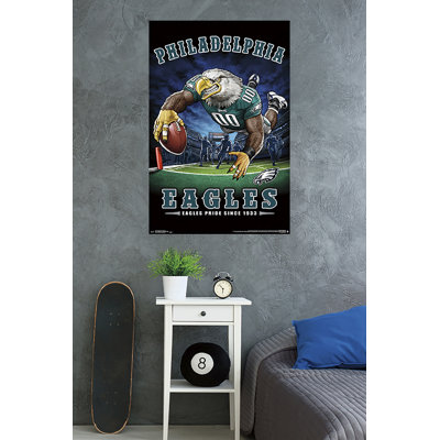 Philadelphia eagles-impression sur papier zone de bout