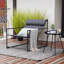 Powder Coated Steel Outdoor Lounge Chair
