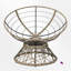 Fauteuil d'appoint pivotant à 360 ° Papasan-1053293562-1053293556