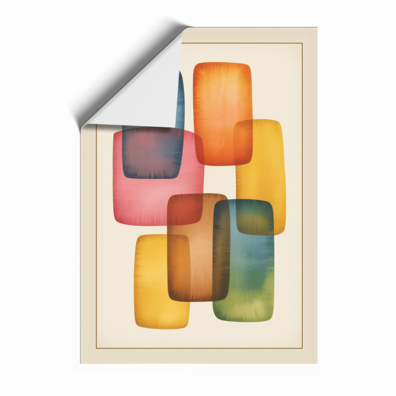 Layered Geometry Minimalist - Print, Unframed, A3 - 42.0 x 29.7 cm