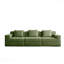 Canapé modulaire sans siège à 3 places - tissu velours côtelé, canapé Cloud, siège très profond, coussins décoratifs-323401617-323401618-323401620