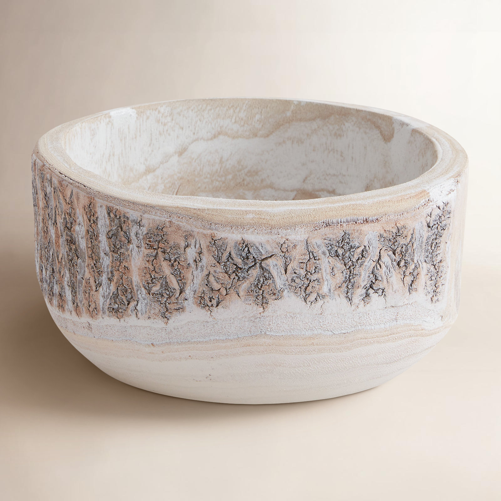 Anrey Handmade Wood Decorative Bowl