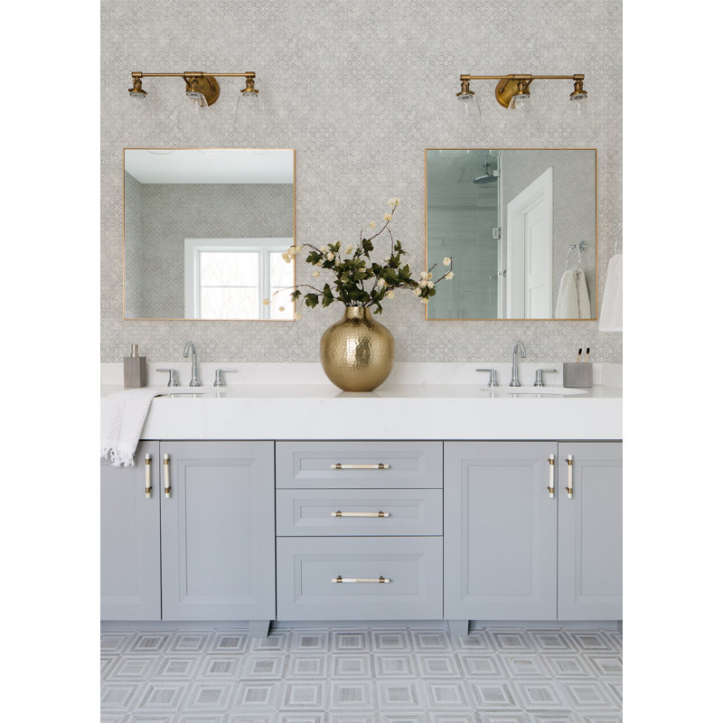 Khauta Metallic Wallpaper Roll, Gray