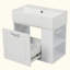 Meuble-lavabo de salle de bain avec lavabo, armoire flottante murale, grand tiroir, tablette réglable, porte-papier hygiénique, système-1577849070