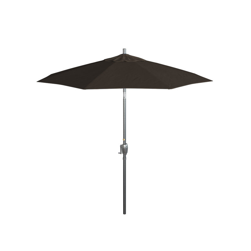 Parasol de marché 7 pi 6 po Lillie-May, Toile performance moka